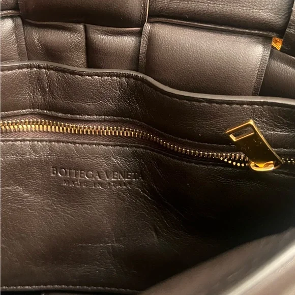 Bottega Veneta Cassette Chain Bag - Chocolate